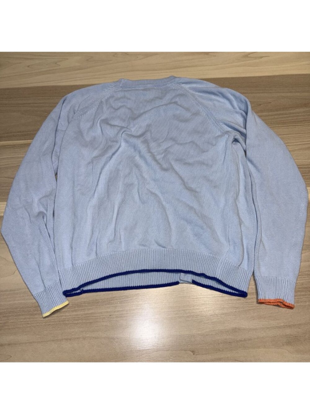 Hill House The House Cardigan Blue 100% Organic Cotton Women's Size Medium M - Picture 5 of 5